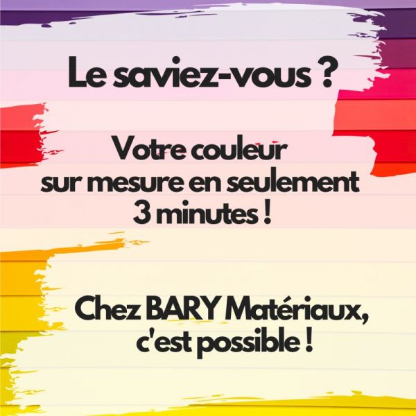 VOTRE COULEUR EN 3 MINUTES SEULEMENT !