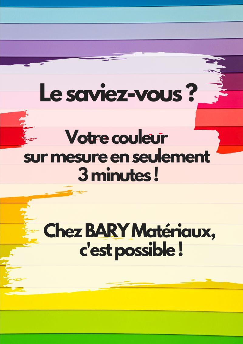 VOTRE COULEUR EN 3 MINUTES SEULEMENT !